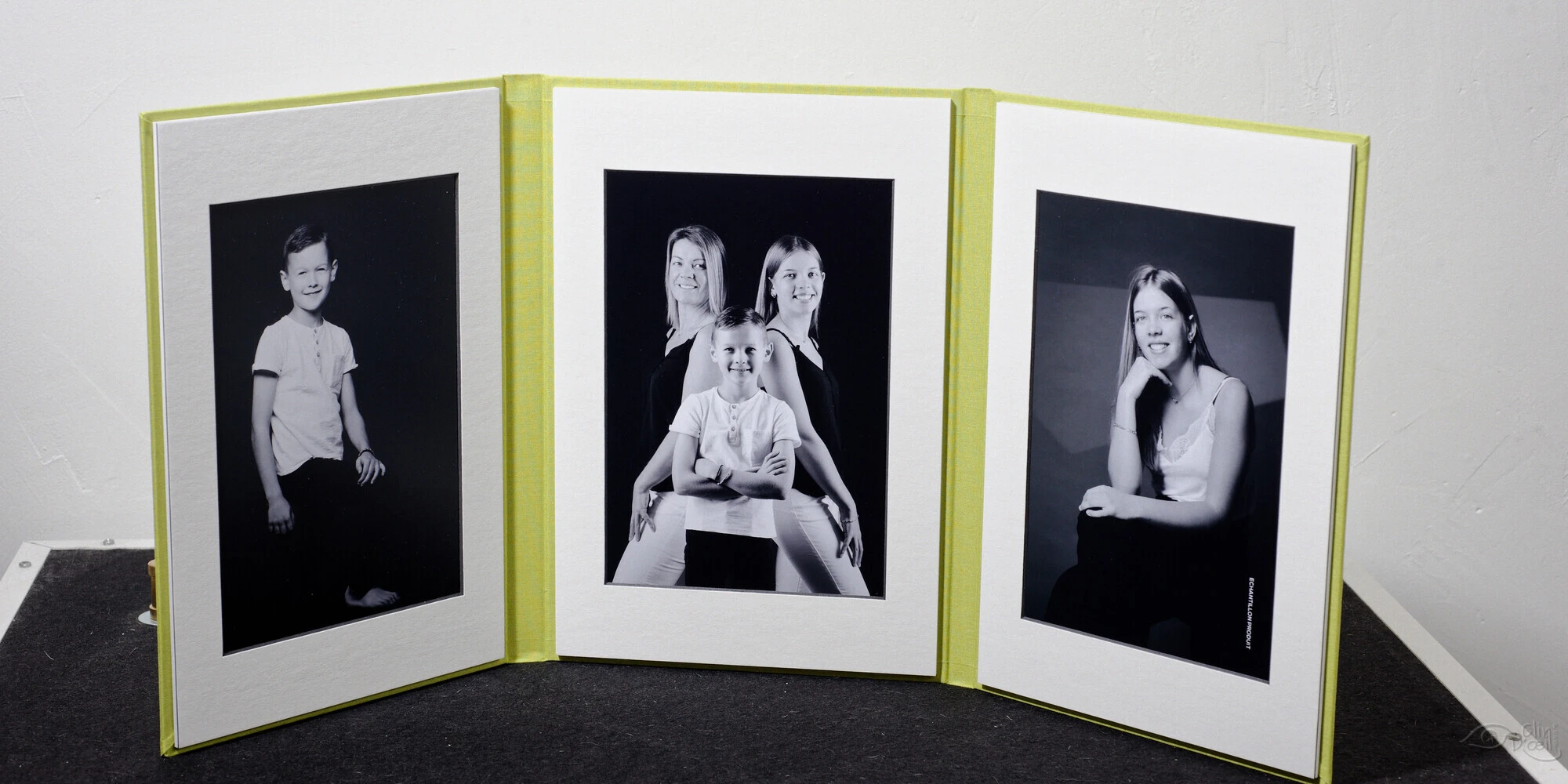 Triplex photo portrait studio Clin d'Oeil Ponot Le Puy-en-Velay